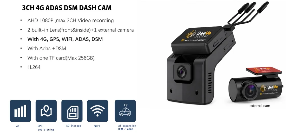 3CH ADAS DSM dashcam
