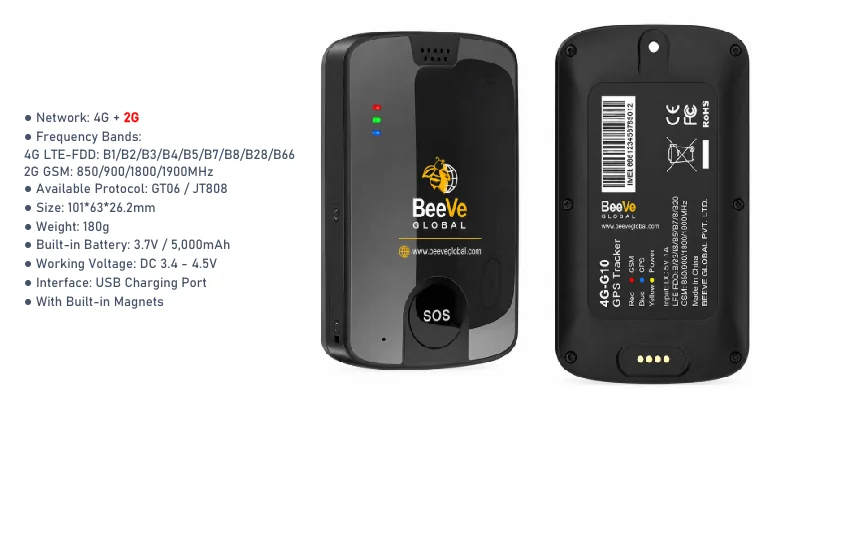 Magnetic asset GPS tracker 5000mAh